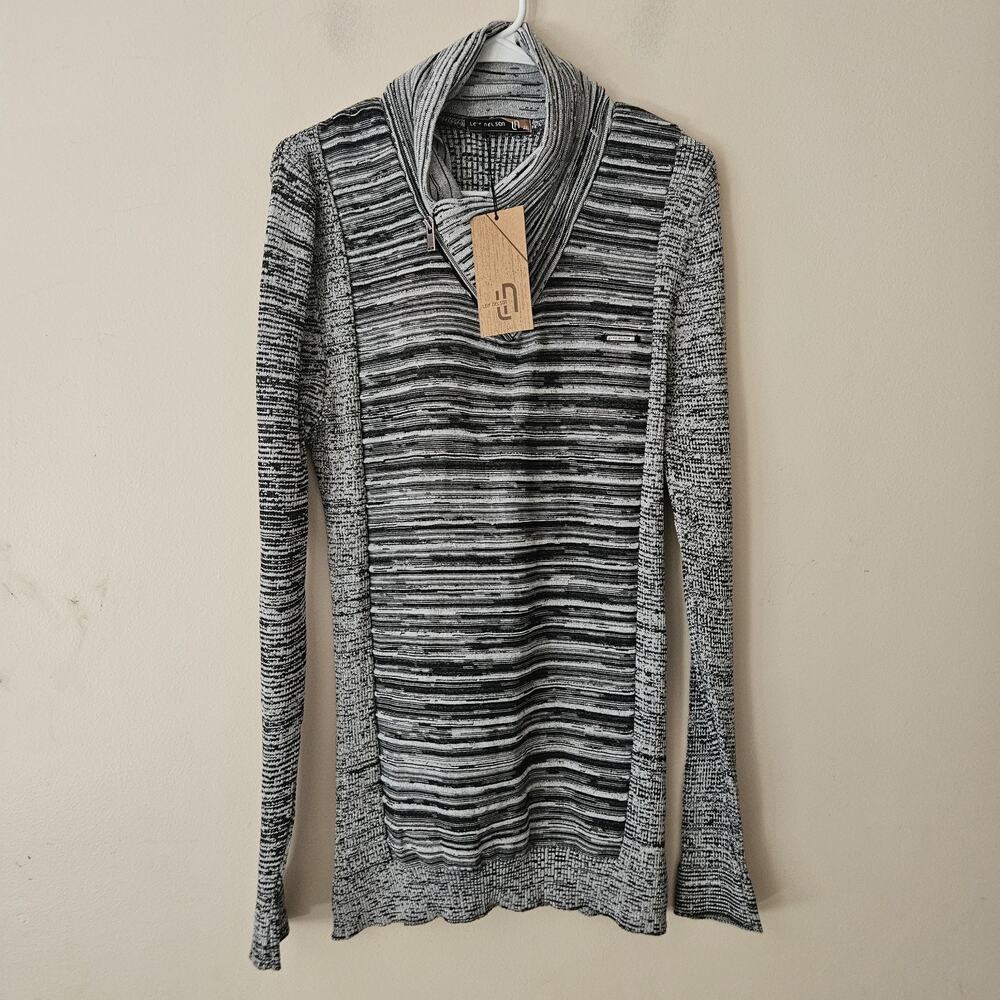 Leif Nelson Sweater Mock Neck Quarter Zip 3XL New With Tags